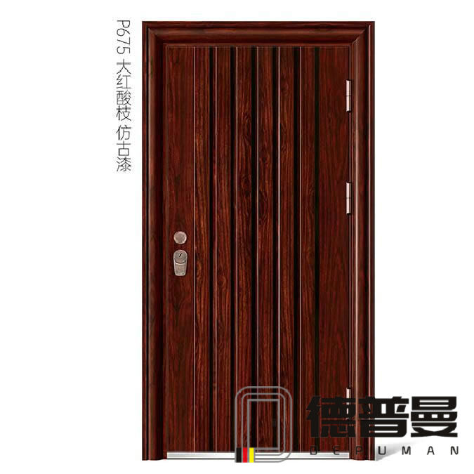 豪華甲級防盜仿古拼接門