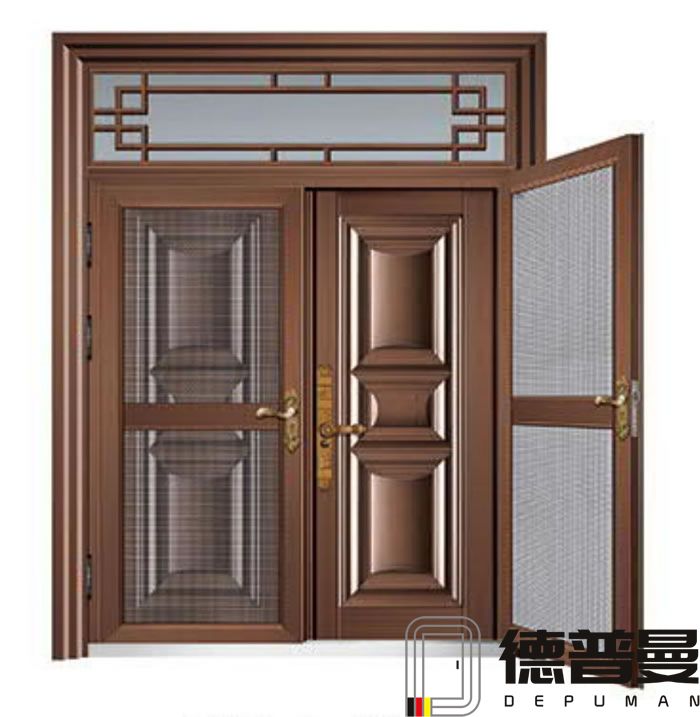 玻璃拼接復合門